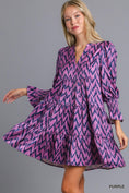 Load image into Gallery viewer, Amber Purple Mini Dress
