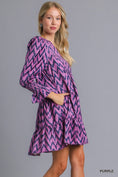 Load image into Gallery viewer, Amber Purple Mini Dress
